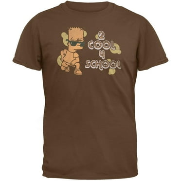 The Simpsons OFFICIAL T-Shirt Fat and Happy Brown Homer Simpson Unisex 4B SALE